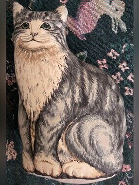 Vintage Cat Pillow
